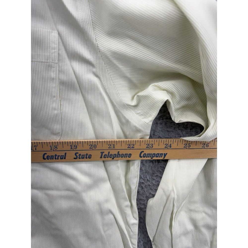 ENRO Dress Shirt Mens 16-32/33 Key‎ Lime Non-Iron Cotton Long Sleeve Button-Up - Picture 3 of 7